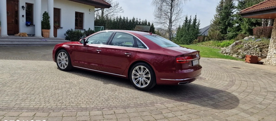 Audi A8 cena 179000 przebieg: 134702, rok produkcji 2016 z Puławy małe 529